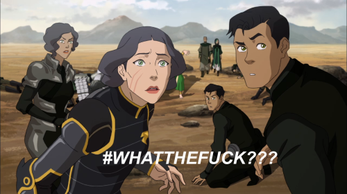 kuvirsass:  But let’s just talk about the fact that the Beifong’s have been fighting off Kuvira’s army for a while and were on the brink of getting captured again yet Toph, a blind old woman with a sore back who wanted nothing to do with this fight,