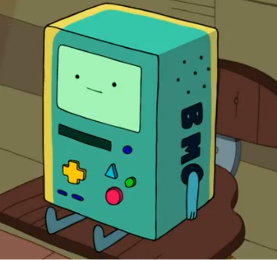 SLANG_NOT_FOUND] — today's robot of day is: BMO from adventure...