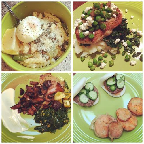 Joe and I have been LOVING doing #BlueApron lately, and I just had to show off our first four meals.