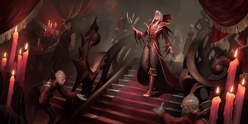 Vladimir,The Crimson Reaper League Of Legends/Riot GamesAll Credits To: Mist XG, Riot Games Splash Art/concept