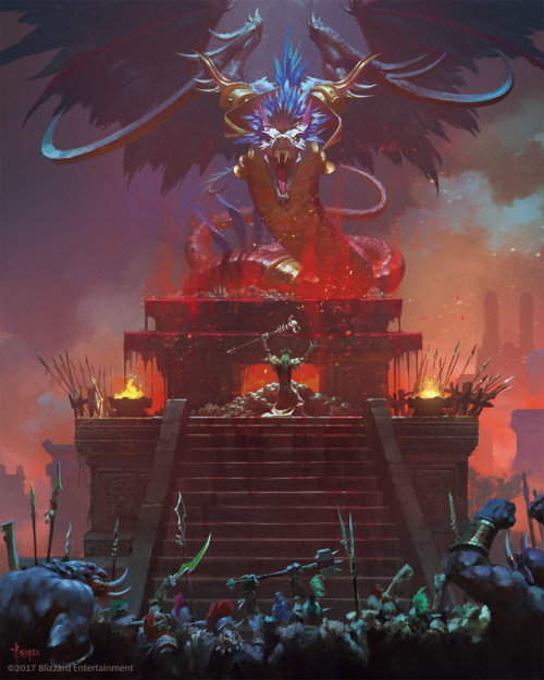 theamazingdigitalart:Hakkar byBayard WuWorld of Warcraft Chronicle Volume 3