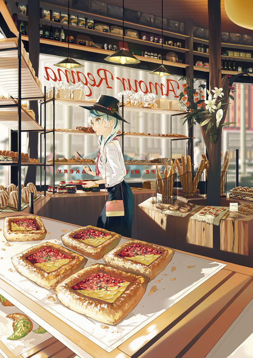 glass-rose-la-na:コミティア118に書き下ろしたオリジナルキャラクターです。。