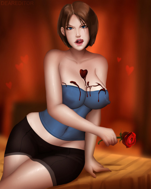 Happy Valentines Day. Jill won the valentines poll in my Patreon.Support me on Patreon to see a LOT of awesome sexy pictures and more vesions of this picture! >w0  https://www.patreon.com/DearEditor