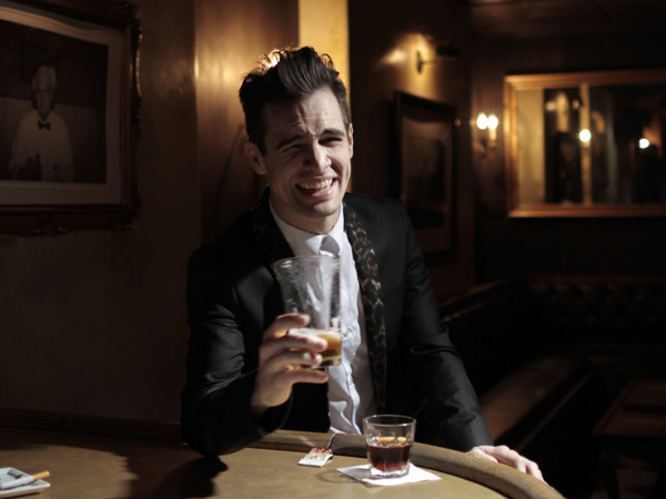 marchingclocks:  Brendon Urie on the set for Nicotine  It’s been a big day for