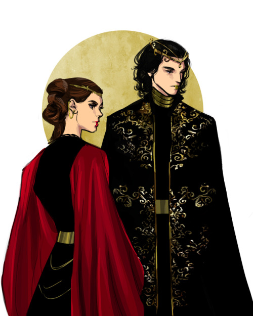 lazy-afternooner: prince finn, emperor hux, amidalas