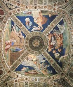 artist-raphael:  Ceiling, 1514, RaphaelMedium: