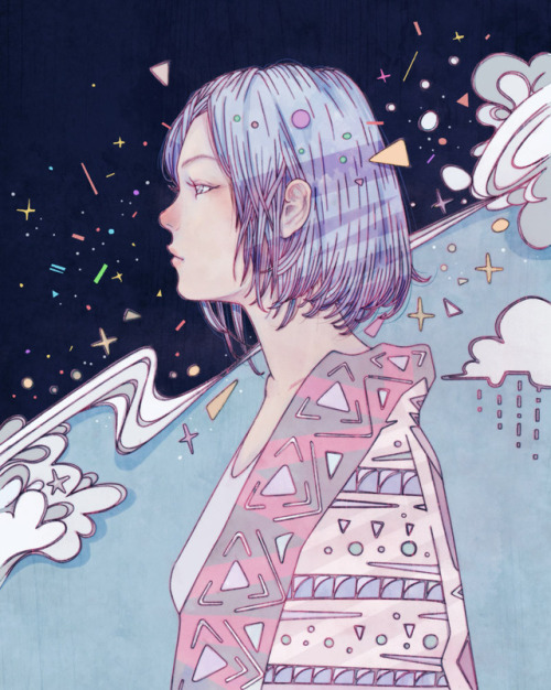 kimura-art:  [ くもり ]　Cloudy