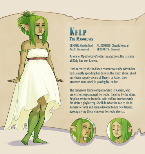 Kelp’s finally got her clothes so I can share her profile as well!Check out both Shanties and the Ex