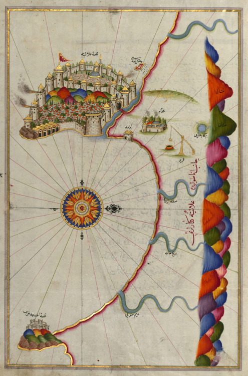 publicdomainreview:The maps of Piri Reis, a 16th-century Ottoman Admiral famous for his maps and cha