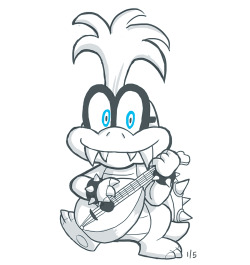 runeechan:Iggy Koopa playing “el bandolon”