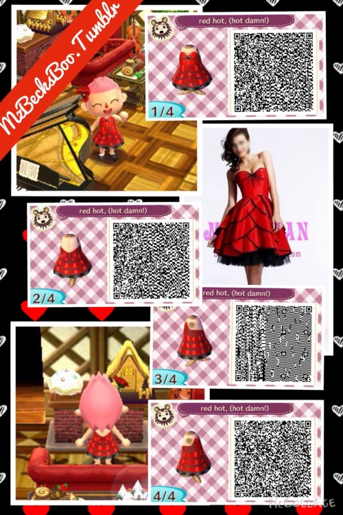 I made a prom dress for corrupted-mayoress for the acnl prom. Below I also posted the qr codes for a