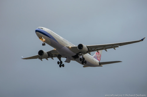 China Airlines A330 leaving ChristchurchType: Airbus A330-332Registration: B-18310Location: Christch