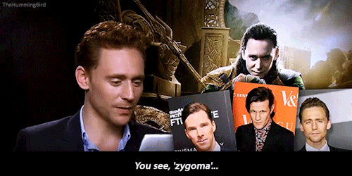 Tom Hiddleston on Zygoma Polishing Parties