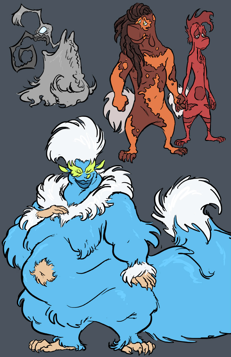 some character sketches.