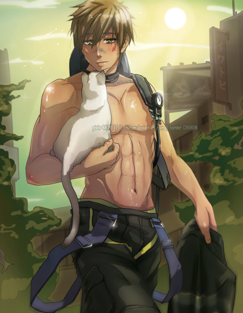 chiihun:  and here is the last 2 of my future fish prints for AN ORZ  ….haru looks a bit lonely….. oops…. -.__-.but…i’m lonely too…..y kitty yyyyyyyyyy?!!  ლ(́◉◞౪◟◉‵ლ) lolololol i somehow feel i lost 10years of my youth