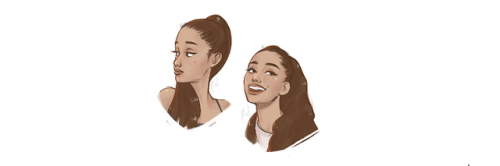 ariana grande drawings headers + dua lipa ALL THE CREDITS TO @rachelkatwalsh ON INSTAGRAM! [[pss, fo