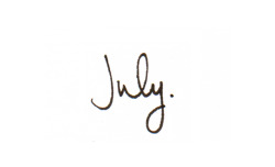 priveting:  (by shake the sky)Hello, July.