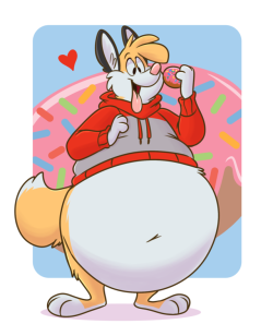 toobusybeinfat:  Happy National Donut Day! 🦊🍩❤️
