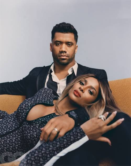 Russell Wilson and Ciara for GQ Magazine