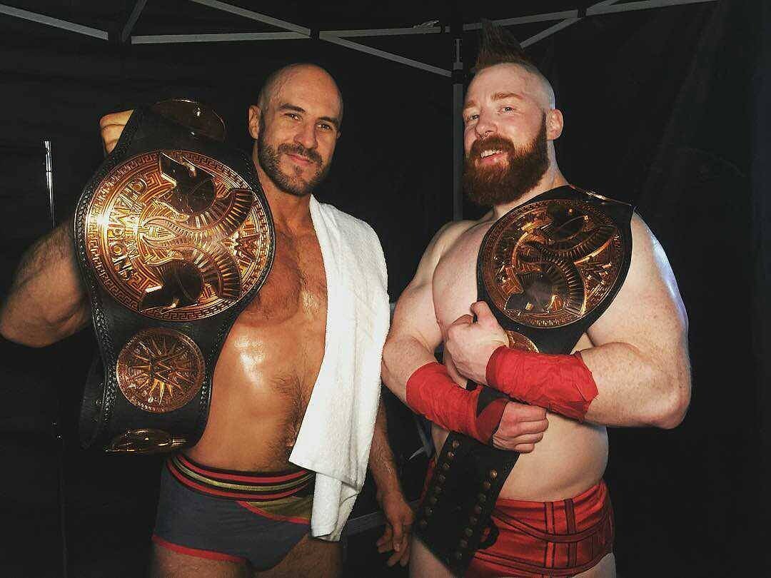 lovedeidrelove: CONGRATS to Sheamus and Cesaro on becoming the new Raw Tag Team Champions!