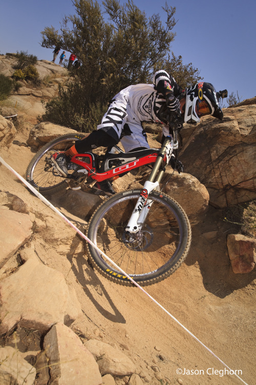 cleghornphotography:  Freestyle moto legend Ronnie Renner @rendawgfmx racing DH mtb at @SouthridgeUS
