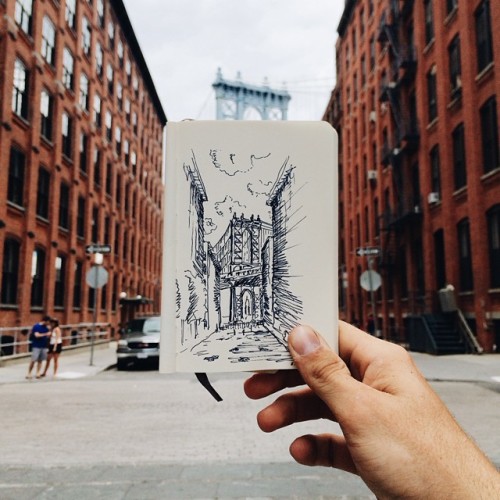 liferuin:Christian BorgerA New York Sketch, 2014