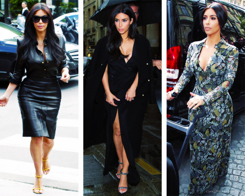 kimydash: Kim Kardashian’s Pre-Wedding Style In Paris (2014)