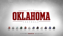 Next seasons OU schedule,and dont forget