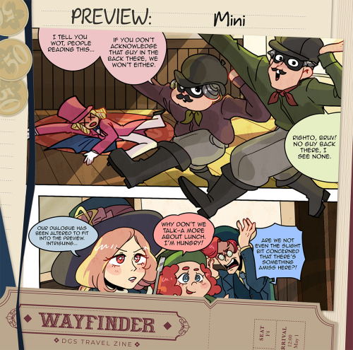 TOOT TOOT!! By the way! Preorders are currently open for the DGS Travel Zine for anyone interested i