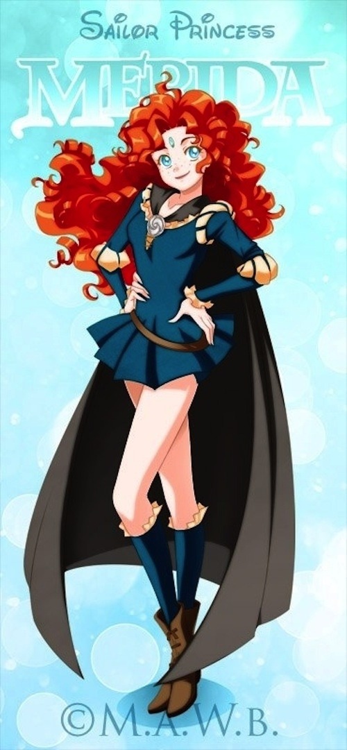 disneybound:  Disney Princesses Re-Imagined as Sailors by Drache Rannak 