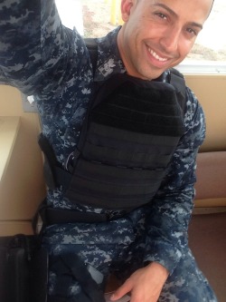 jonathanecko:  militarymencollection:  Alex part 2 A little more of 28 year old Alex, from sunny San Diego, CA. I don’t know Alex very well yet, but from the look of his quirky smile I bet he’s a blast to hang out with. I’m still holding out on