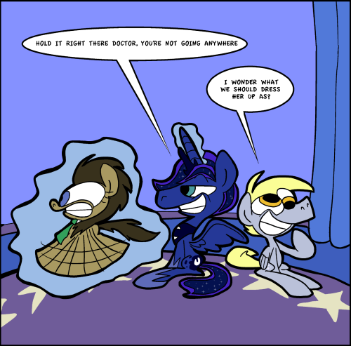 timeoutwithdoctorwhooves:  The 63 Switcharoo Part 22  X3! *ahem* SQUEEEEE~!