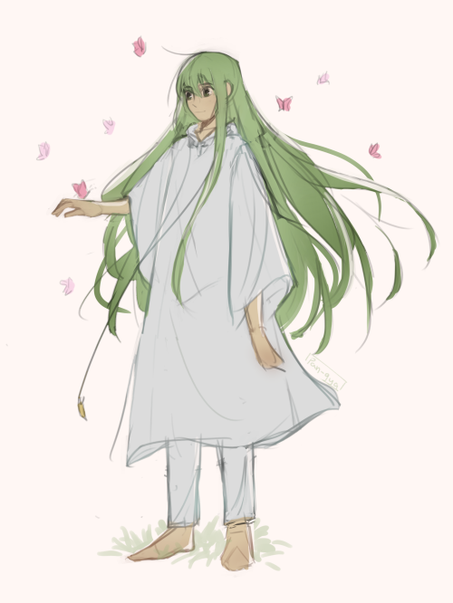 pan-gya:quick little enkidu doodle because i love themPlease Reblog added gil :3
