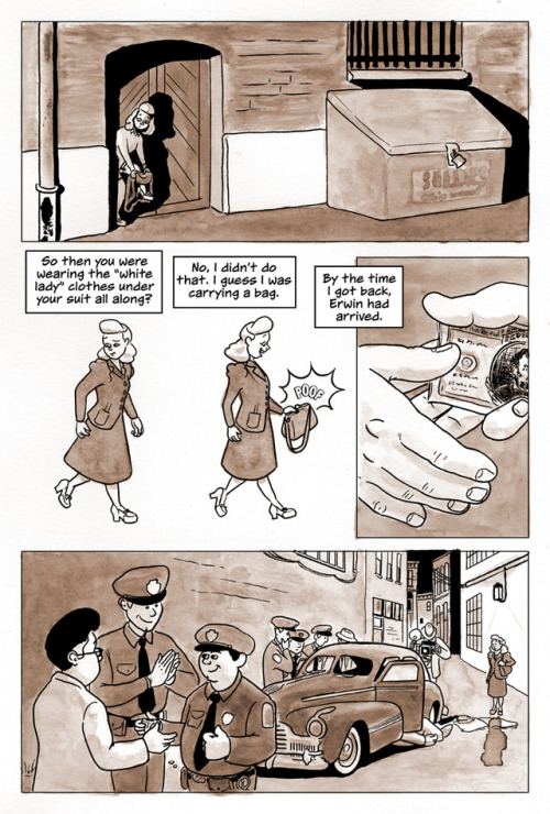 Book 1, Page 82SuperButch is a webcomic about a lesbian superhero in the 1940s who protects the bar 