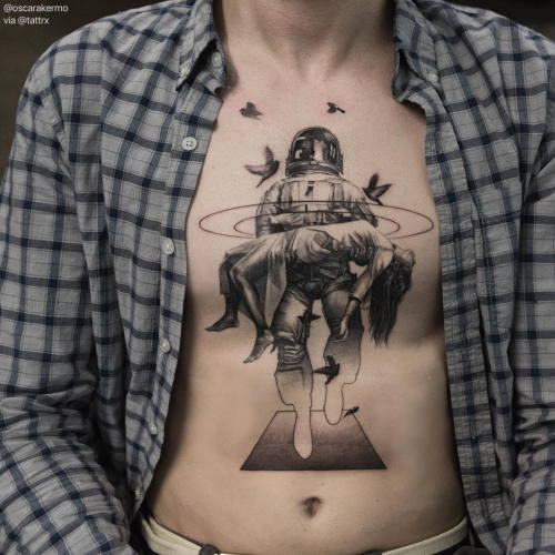 Oscar Akermo Wallström Tattoo - NYCCONCEPT : “Saviour”appts@bangbangforever.com