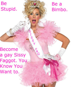 jenni-fairy:  Captions for sissy faggots