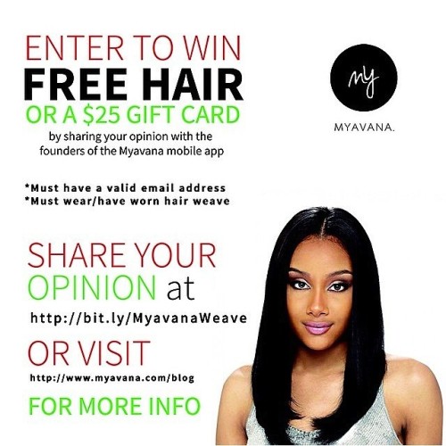 Who doesn’t like to win free stuff?? The link is in @myavanahair’s bio! Check it out! #H