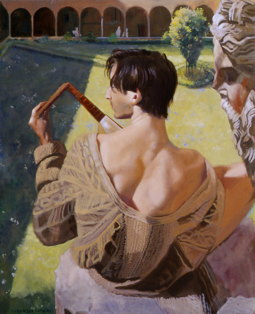antonio-m:   André Durand,Mezzo Giorno, 1996 Private collection, Englandoil on linen 