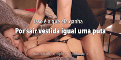 namoradocumplice:  Ultimamente ela só tem se vestido assim!! E eu adoro e incentivo!!