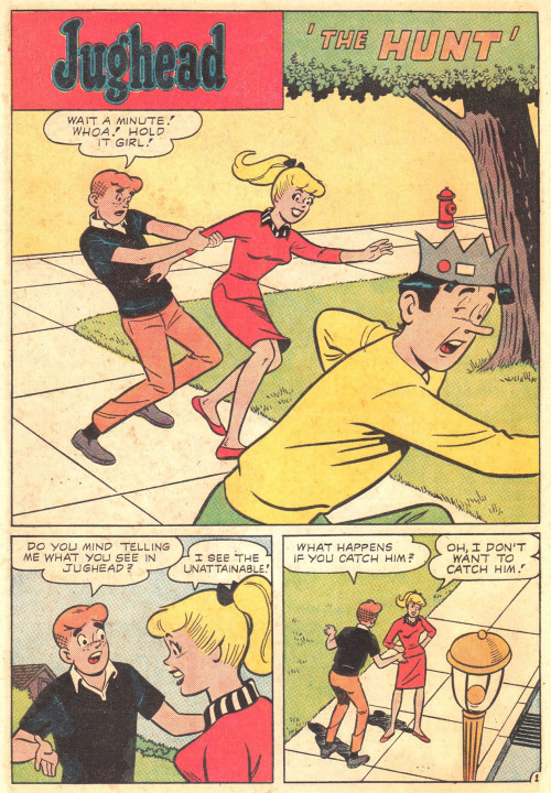  From The Hunt, Jughead #128 (1966). 
