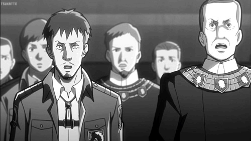  Eren yelling his love for Levi Heichou at the court.   