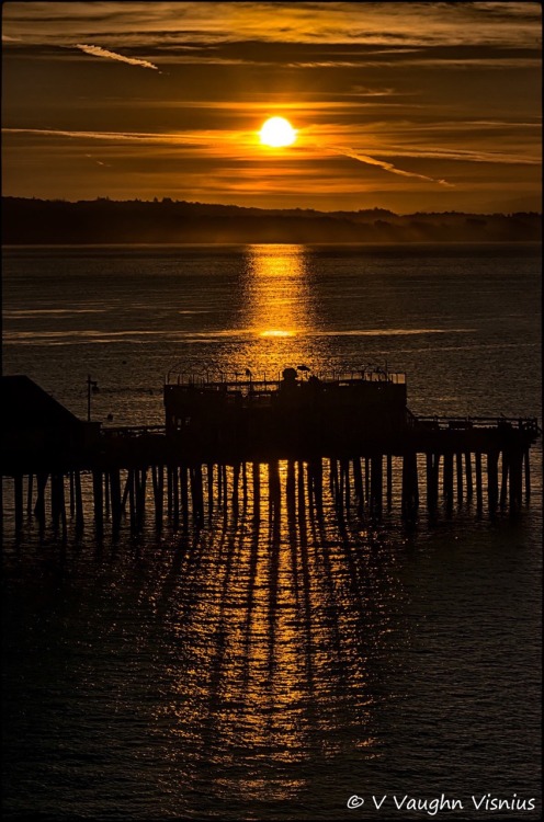 sonsofkerouac: Capitola Wharf… golden hour. Photo: V Vaughn Visnius