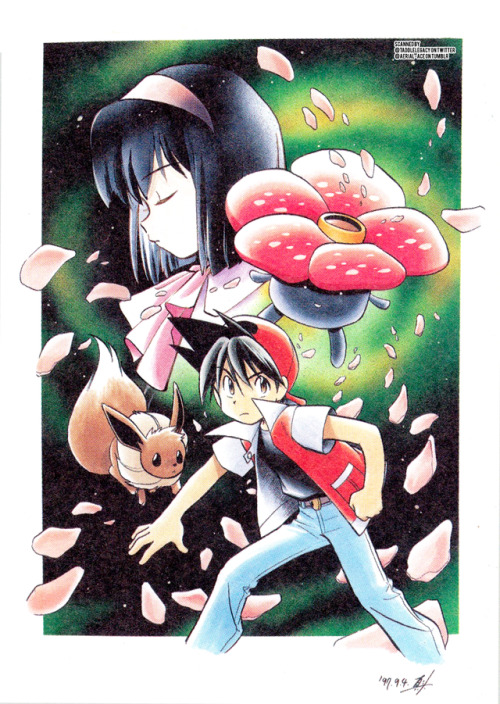 aerial-ace:  Mato Pokespe art scanned by me.