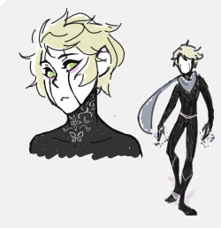 naptillmorning:  Slightly revamped designs for an Adrien Akuma! I’m not really sure what would happen to Plagg and the miraculous in this, but I imagine that the akuma would be kind of an anti-Chat Noir personality-wise: quiet, calm, and cunning. 