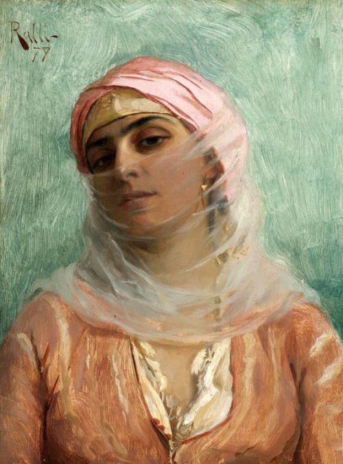 lesfressange:                                 Atelier de Lesfressange (Series XVII) 1. Femme de  Algérie    by Frederick Arthur Bridgman 2.  Young Turkish Woman Theodoros Ralli - 1879  3.  The Woman from Constantinople,