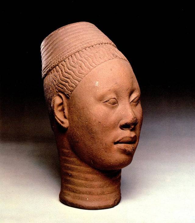 Historical Nonfiction Clay Head By An Ife Yoruba Artist Nigeria Circa