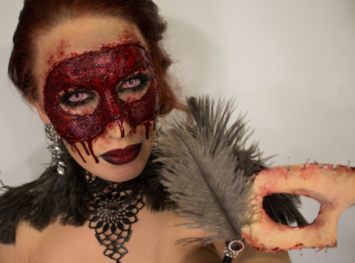 halloweencrafts:Halloween Masquerade Masks FX Makeup from Sandra Holmbom here. For more Halloween an