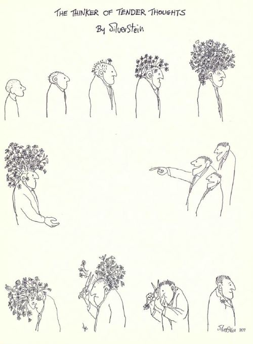 Porn Pics 1000drawings:  The Thinker of Tender Thoughts