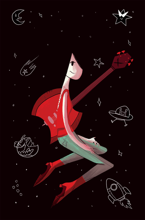 reimenaashelyee:  All the Marceline Gone Adrift covers I’ve done! Big thanks to my AD Whitney Leopard for latching me onto this great project!