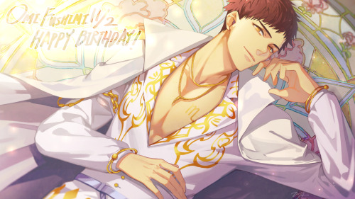 Happy birthday to Omi on EN! I did way more stuff for his birthday gift than planned lol&hellip;but 